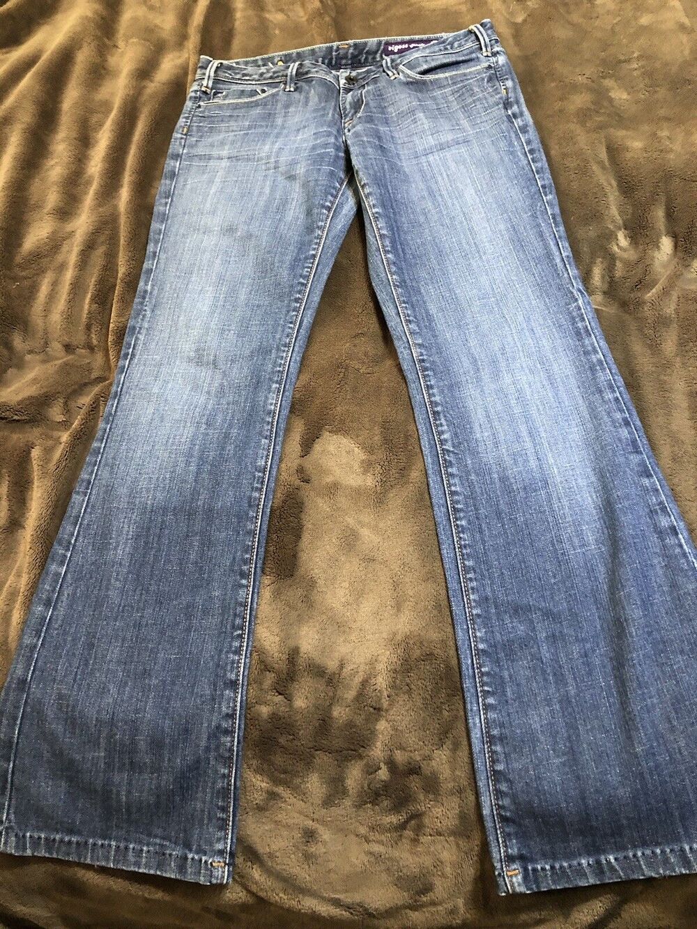 Vigoss Boot Bootcut Jeans Womens Size  7  Belt Loops Light Wash